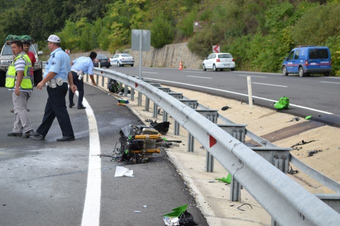 Motosiklet sevdası sonu oldu