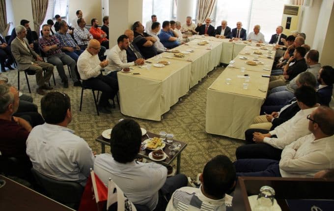 MÜSİAD'ta yoğun ve kalabalık bayramlaşma