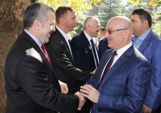 MÜSİAD'ta yoğun ve kalabalık bayramlaşma