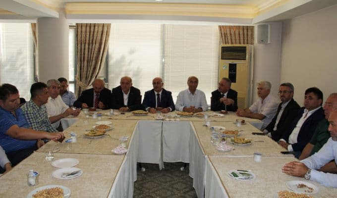 MÜSİAD'ta yoğun ve kalabalık bayramlaşma
