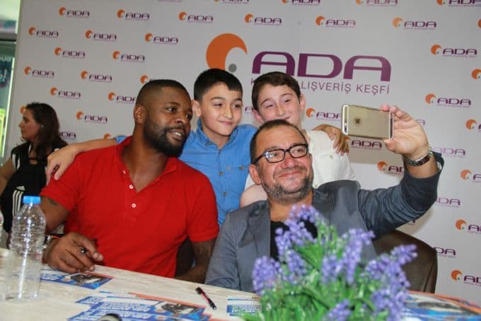 Pascal Nouma ve Kadir Çöpdemir, Sakaryalılarla buluştu