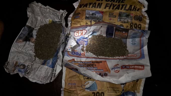 7 kilo 10 gram uyuşturucu madde ele geçirildi