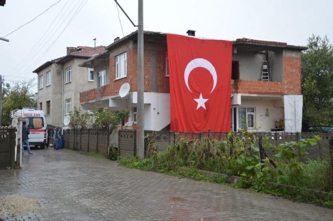 Şehit ateşi Sakarya'ya düştü