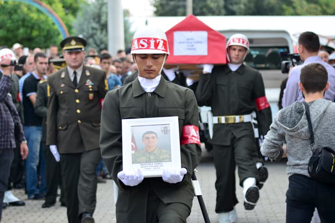 Şehit ateşi Sakarya'ya düştü