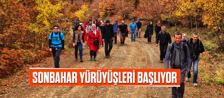 Muhteşem sonbahar yürüyüşleri başlıyor