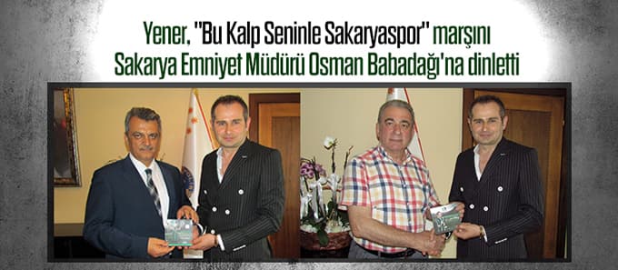 Babadağı, Sakaryaspor'un 50. Yıl Marşı'nı dinledi