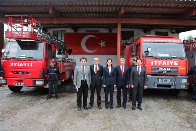 Söğütlü'de İtfaiye Müfrezesi'nin açılışı yapıldı
