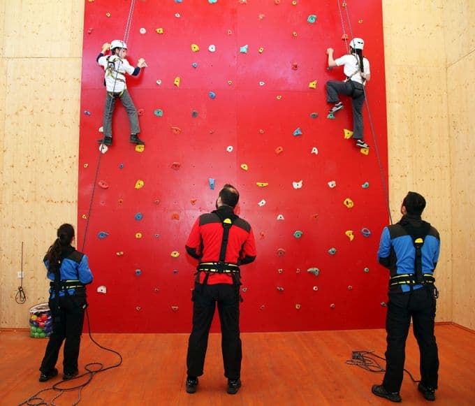 Öğrenciler, Macera Park'ta yeteneklerini keşfediyor