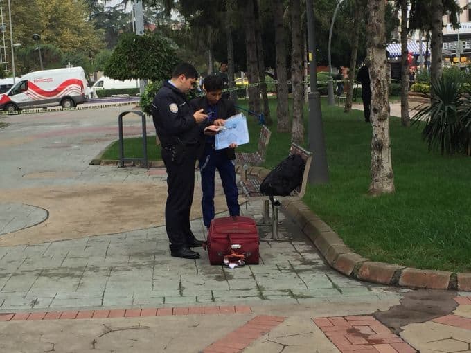 Afganistanlı öğrenci polisi alarma geçirdi
