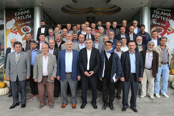 Toçoğlu, Pamukovalı muhtarlarla buluştu