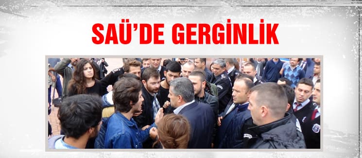SAÜ'de tiyatro gerginliği!