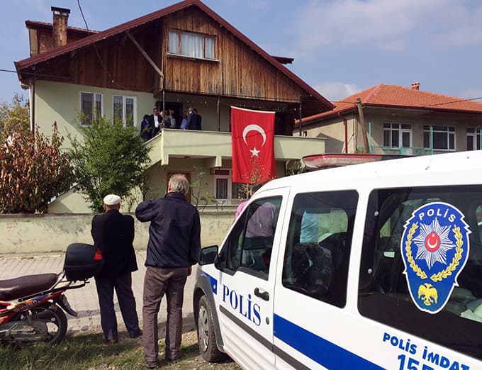 Şehit ateşi Sakarya'ya düştü