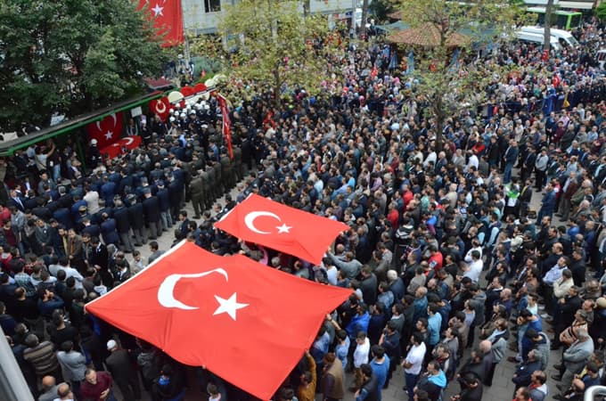Şehide son veda!