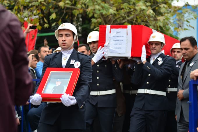 Şehide son veda!