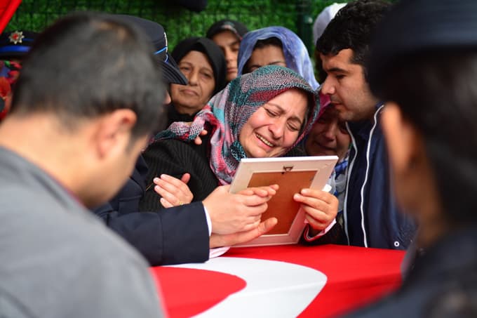 Şehide son veda!