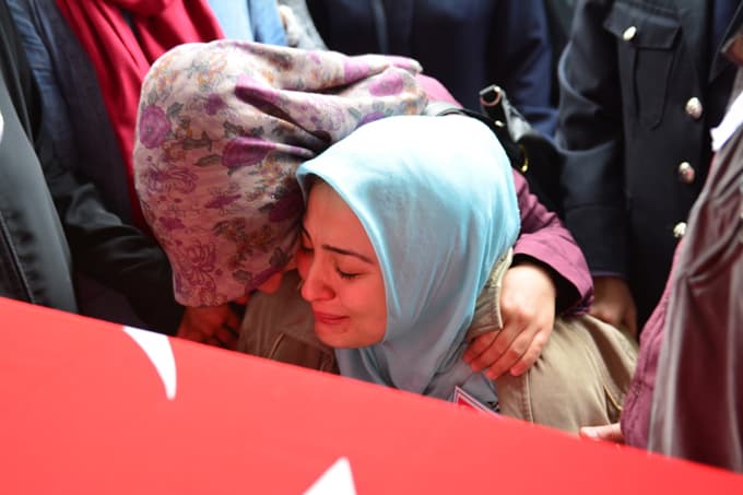 Şehide son veda!