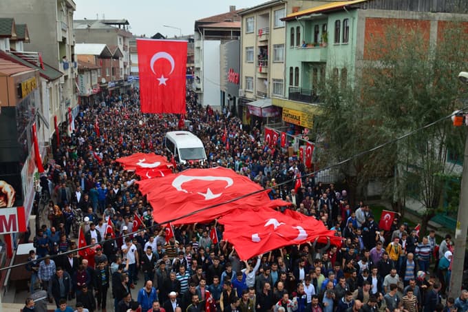 Şehide son veda!