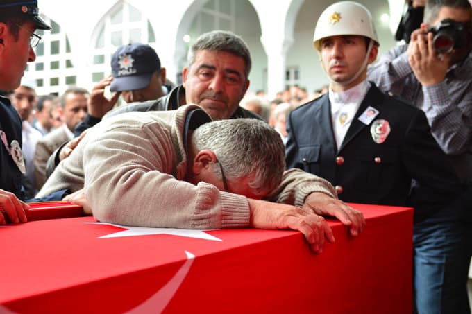 Şehide son veda!