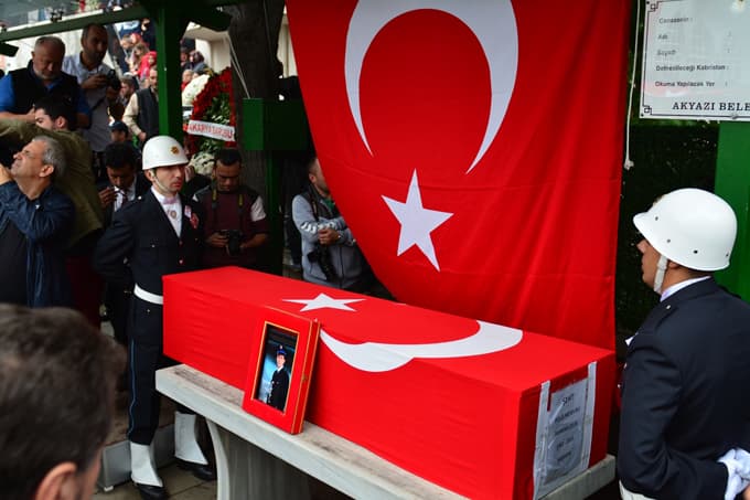 Şehide son veda!