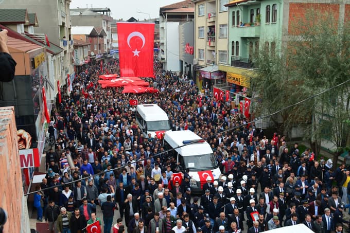 Şehide son veda!