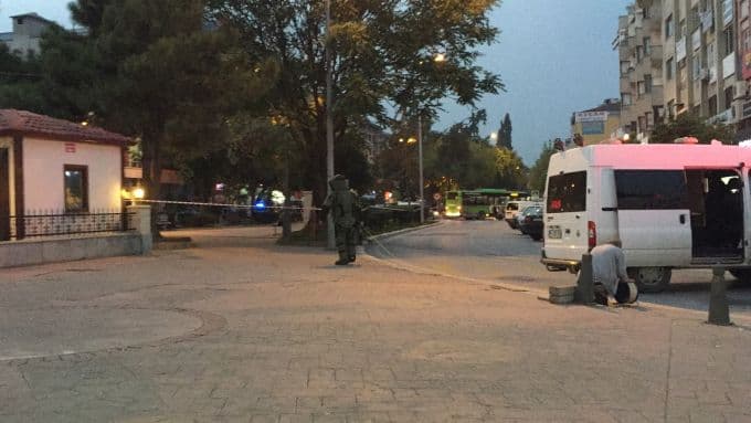 Şehirde şüpheli çanta paniği