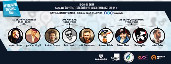 Sakarya Üniversitesi'nde fenomen yağmuru