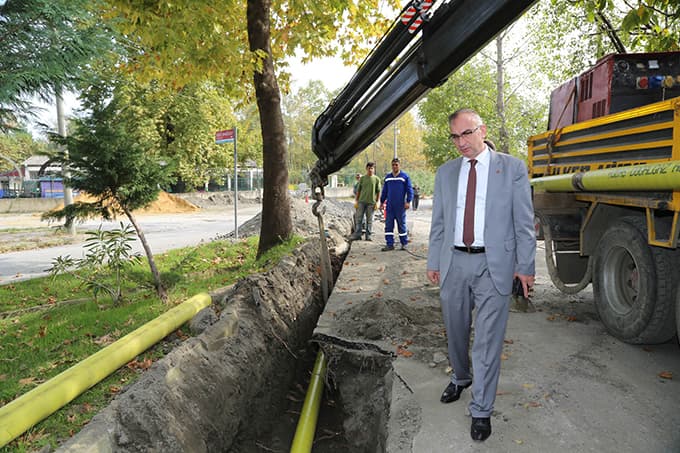 Yılmazer'den Yanıkköy'e doğalgaz müjdesi