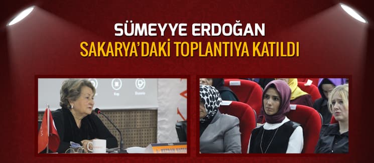 Sümeyye Erdoğan, Sakarya'daki söyleşiye katıldı