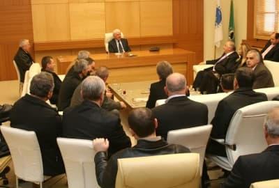 Başkan Duran, Konuklarını Kapıda Karşıladı
