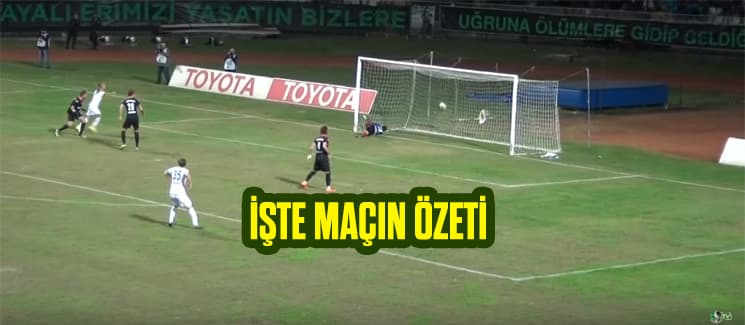 İşte Sakaryaspor-Etimesgut maçının özeti