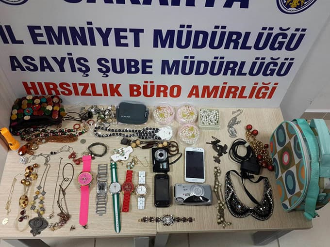 Hırsızlar kıskıvrak yakalandı