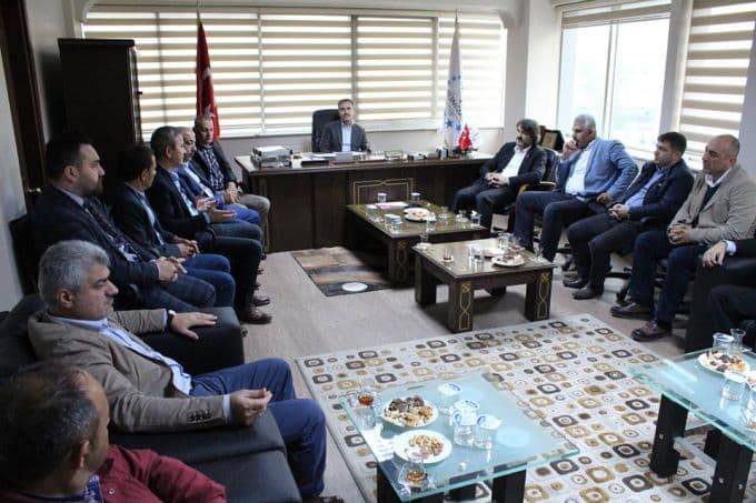 Trabzonlu iş adamları TÜMSİAD'ı ziyaret etti