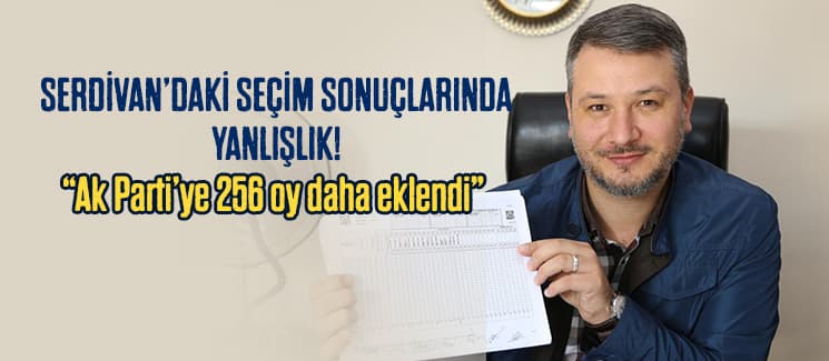 Seçim sonuçlarında yanlışlık!