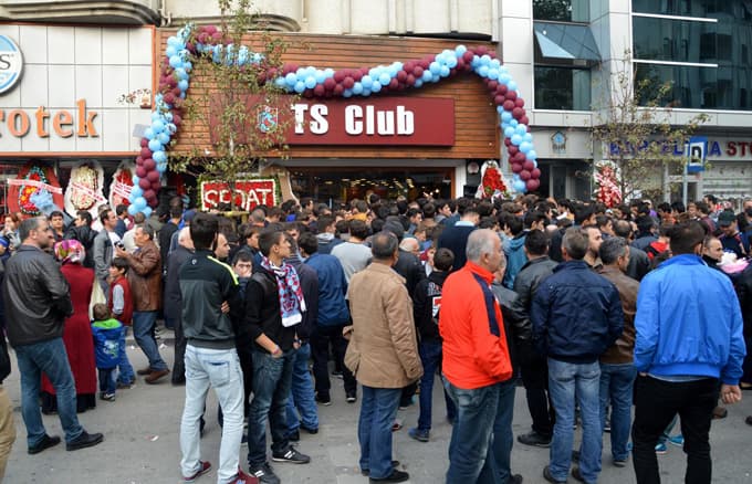 Trabzonspor Club açılışına yoğun ilgi