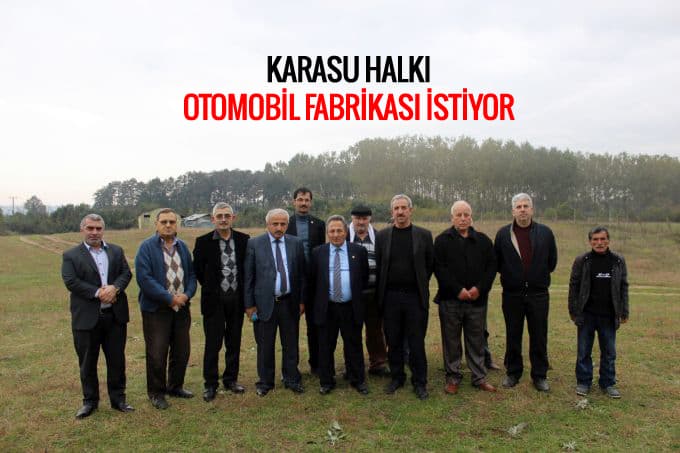 Karasu halkının "Otomobil fabrikası" isteği