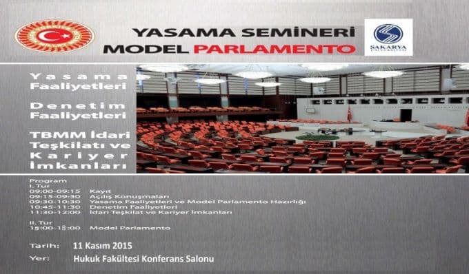 SAÜ ve TBMM'den ortak seminer
