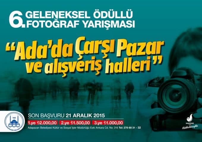 Adapazarı Belediyesi'nden ödüllü fotoğraf yarışması