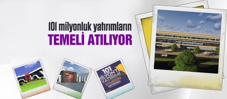 101 milyonluk yatırımların temeli atılıyor