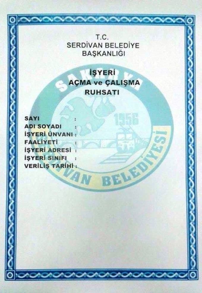 Serdivan Belediyesi'nden ruhsat uyarısı