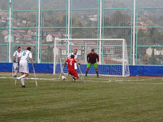 Sapanca'da ampute futbol heyecanı 