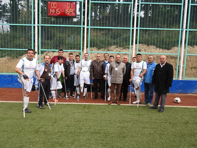 Sapanca'da ampute futbol heyecanı 