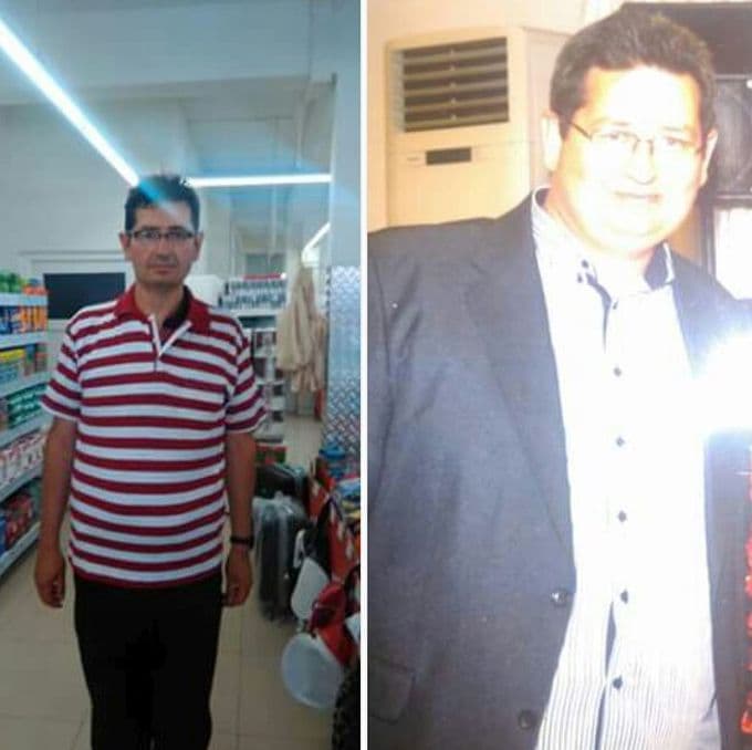 6 ayda tam 65 kilo verdi