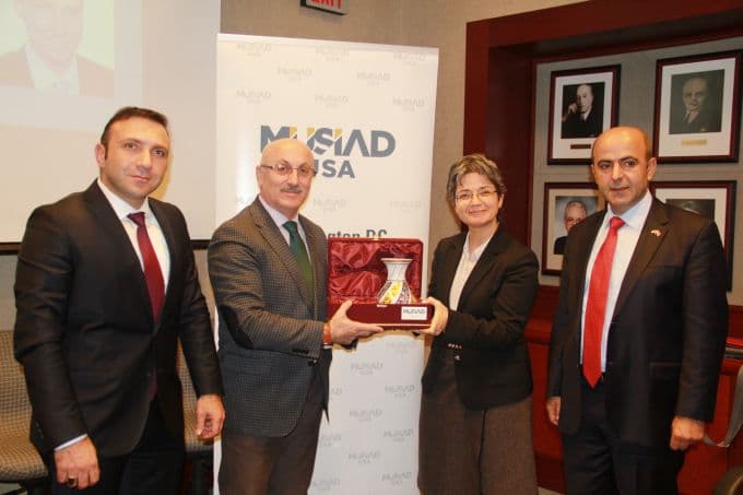 MÜSİAD Başkanı Genç'ten Washington Büyükelçiliği'ne ziyaret