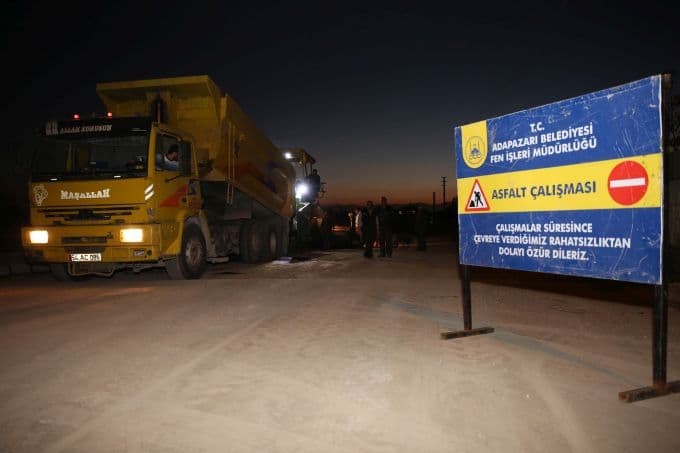 Adapazarı'nda asfalt sezonu sona erdi