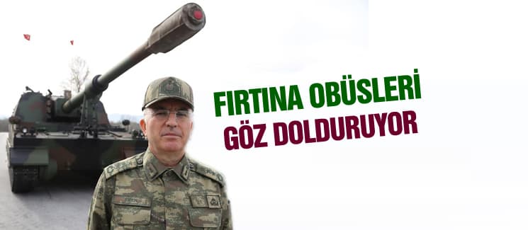 Sakarya'da üretilen "Fırtına" obüsleri göz dolduruyor
