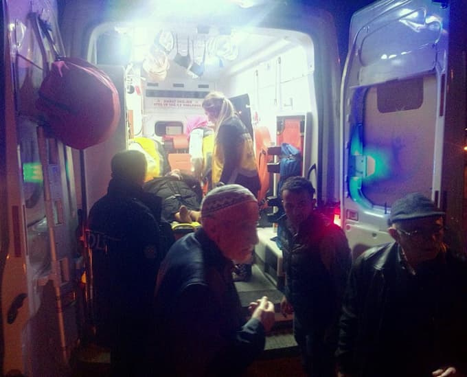 D-100 karayolunda trafik kazası:1 yaralı