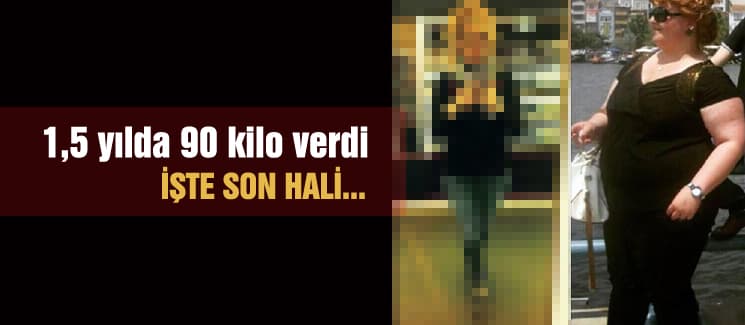 1,5 yılda 90 kilo vererek 66 kiloya indi