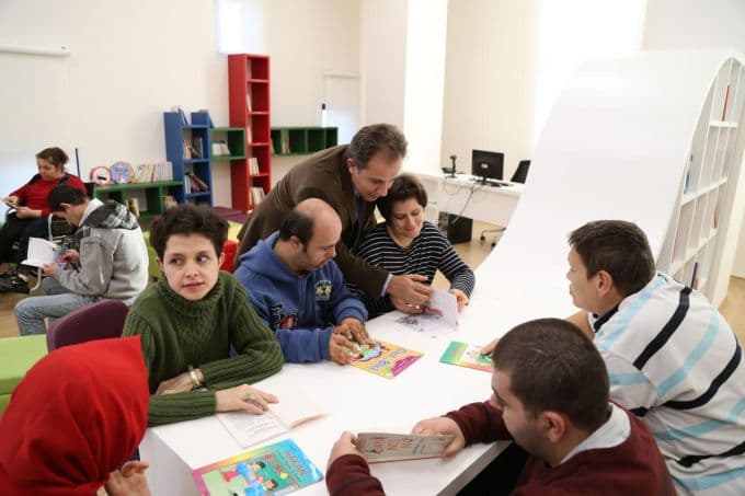 Engelli öğrenciler, kitap okuma etkinliğinde buluştu