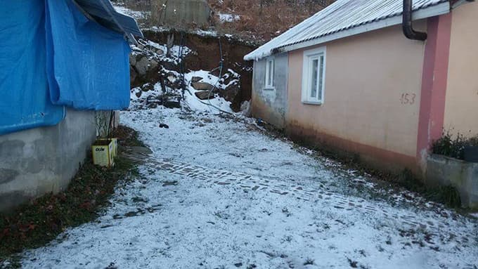Yılın ilk karı Keremali Dağı'na düştü