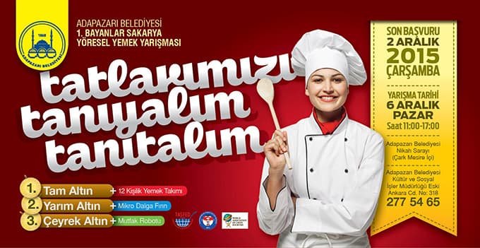 Yemek Yarışması Başvuruları Perşembe sona eriyor